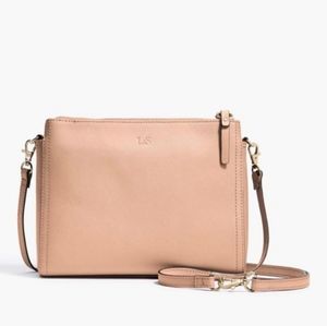 Like New Lo & Sons Pearl in Rose Quartz Saffiano